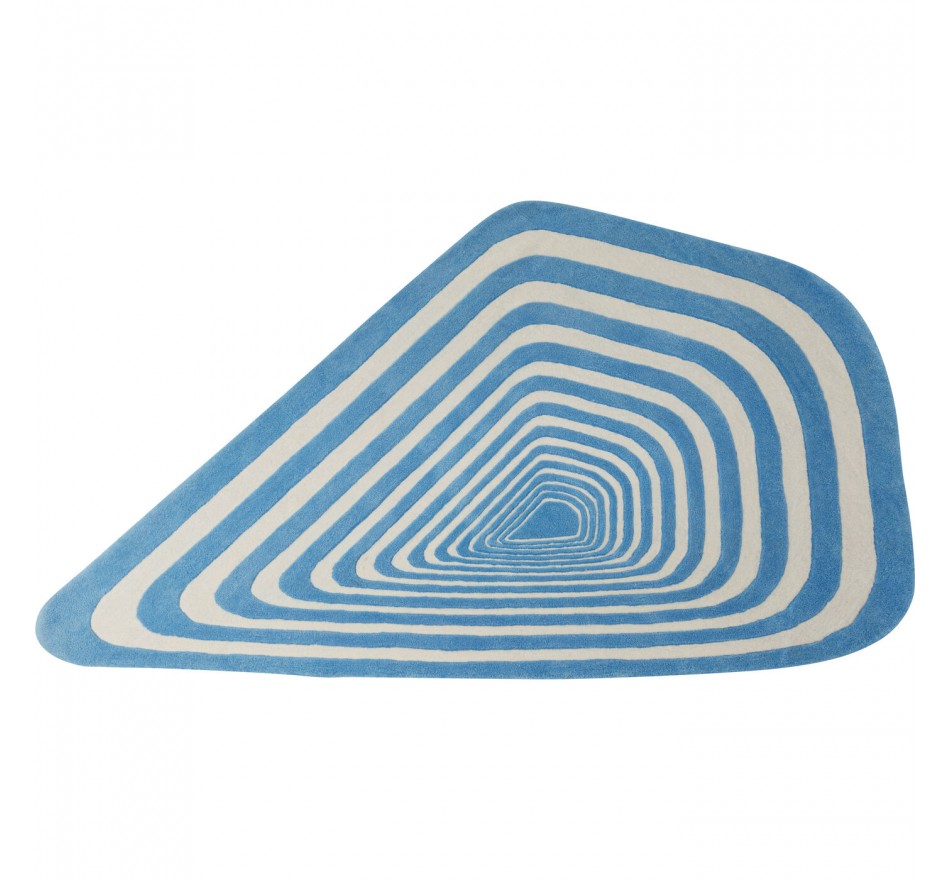 Vloerkleed Electric Diamond blauw Kare Design