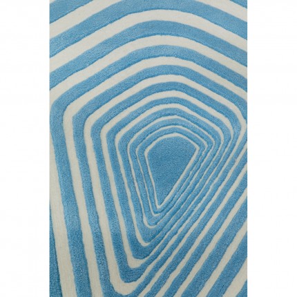 Vloerkleed Electric Diamond blauw Kare Design