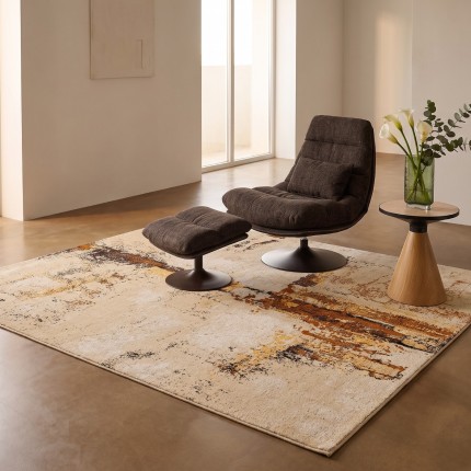 Carpet Dust 240x170cm gold Kare Design