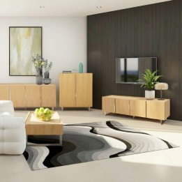 Vloerkleed Aura 240x170cm grijs Kare Design