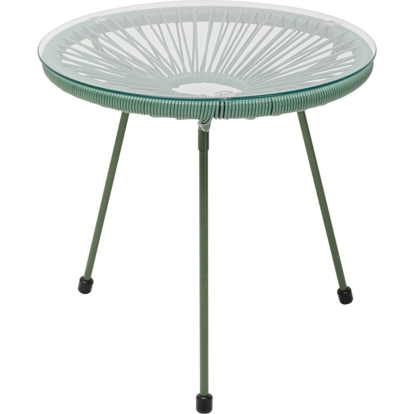 Groene tuinstoel en bijzettafel - Acapulco - Kare Design