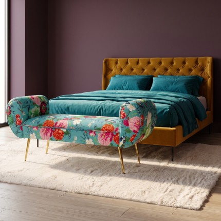 Bank Trono Flower Fever blauw Kare Design
