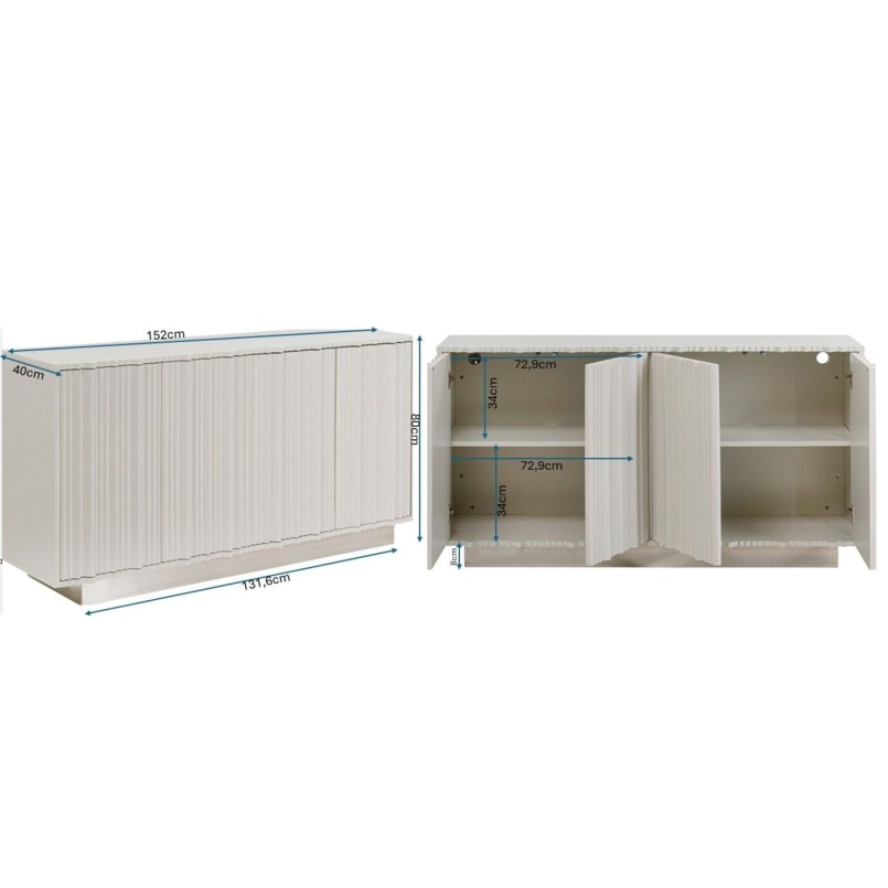 Dressoir Stucco grijs Kare Design
