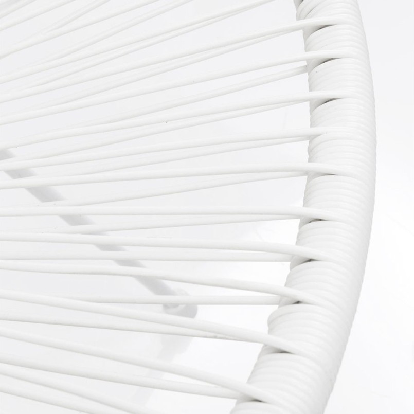 Witte tuinstoel en bijzettafel - Acapulco - Kare Design
