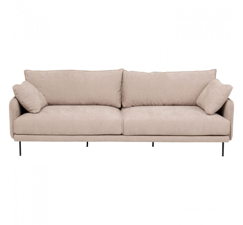 Sofa Edna 3-Zits creme Kare Design