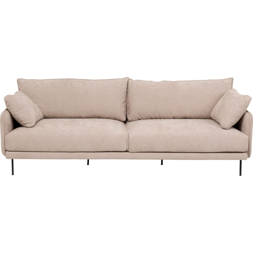 Scandinavian 3 seater cream sofa - Edna - Kare Design