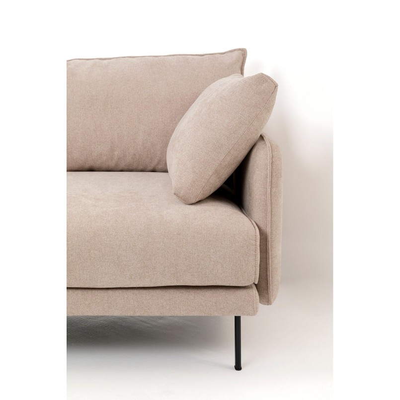 Scandinavian 3 seater cream sofa - Edna - Kare Design