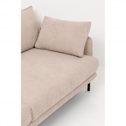 Sofa Edna 3-Zits creme Kare Design