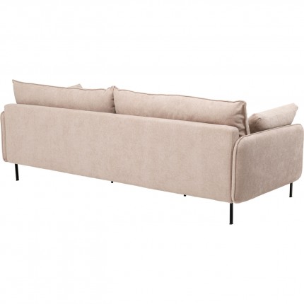 Sofa Edna 3-Zits creme Kare Design