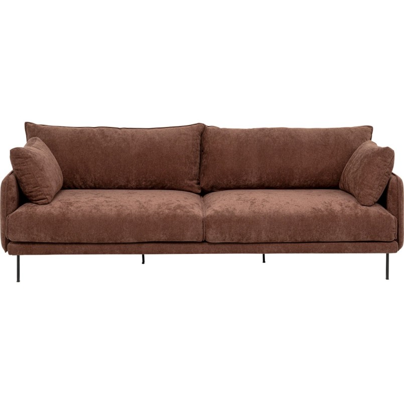 Canapé 3-Sitzer Edna marron foncé 245cm