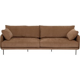 Canapé Edna 3 places moka 245cm
