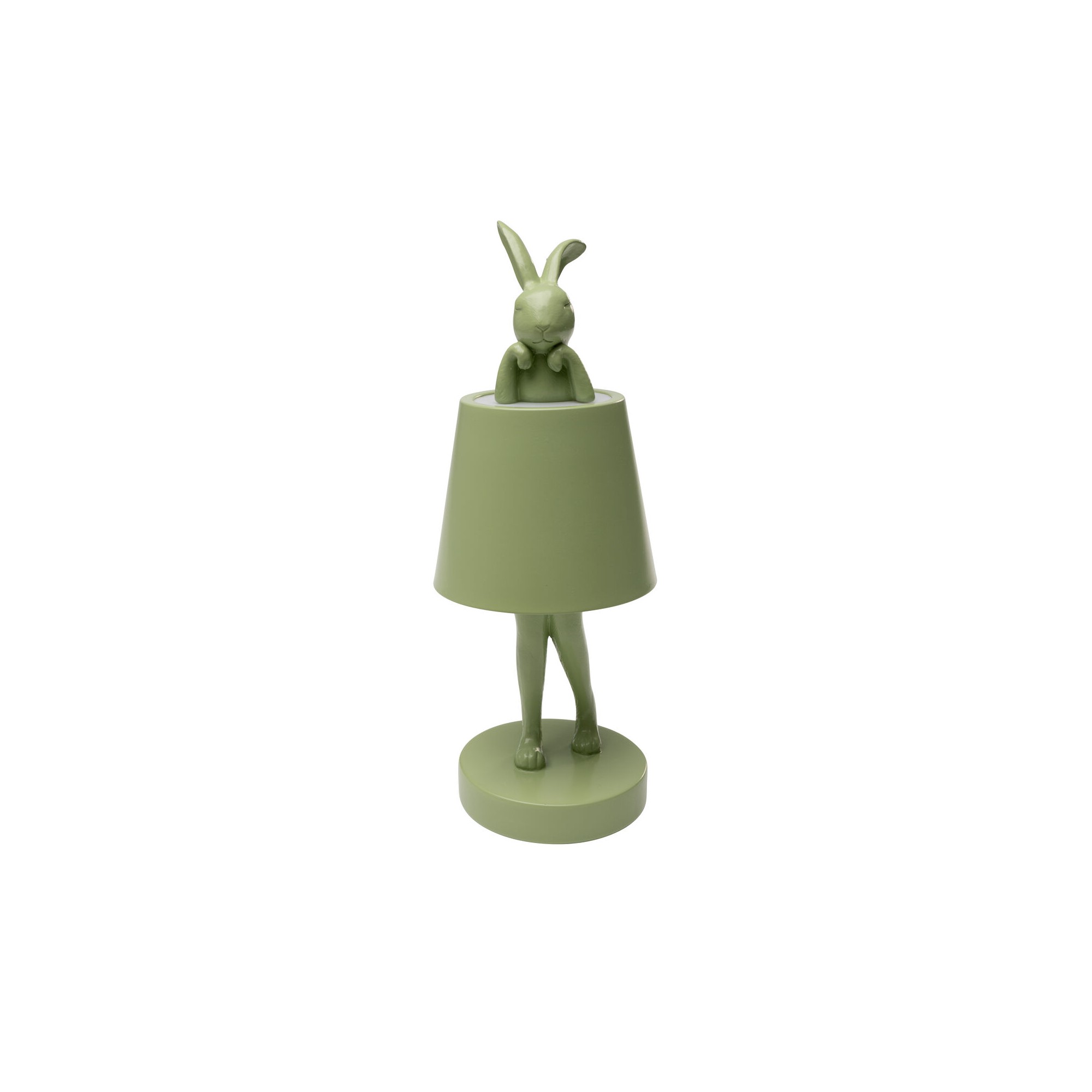 Tafellamp Animal konijn LED 29cm groen matcha Kare Design