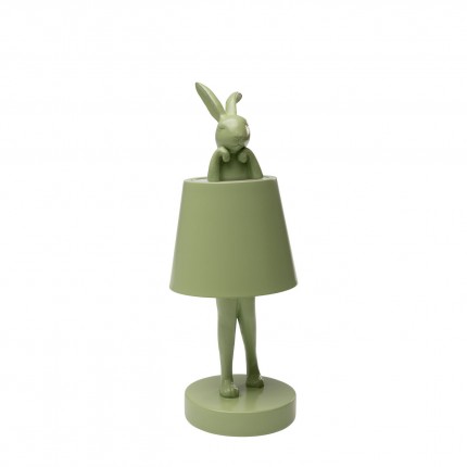 Tafellamp Animal konijn LED 29cm groen matcha Kare Design