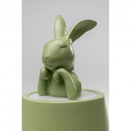 Tafellamp Animal konijn LED 29cm groen matcha Kare Design