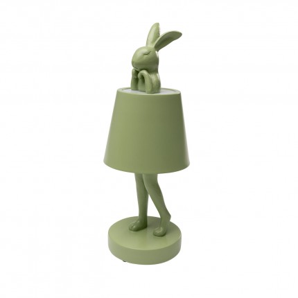 Tafellamp Animal konijn LED 29cm groen matcha Kare Design