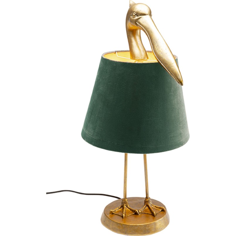 Tafellamp pelikaan goud Kare Design