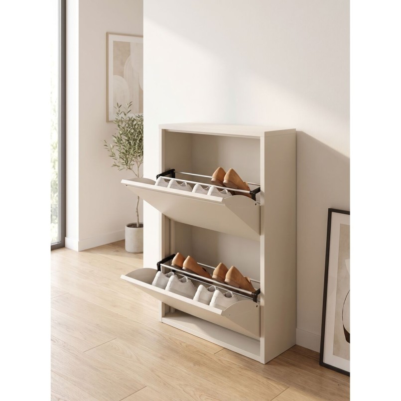 Meuble à chaussures Caruso Double creme (MO)