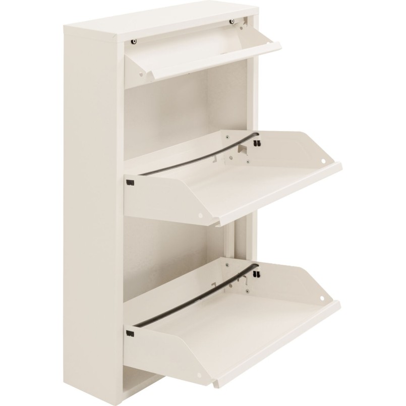 Schoenenkast Caruso creme 2+1 laden Kare Design
