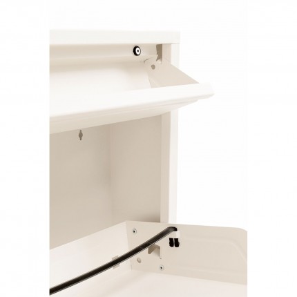 Schoenenkast Caruso creme 2+1 laden Kare Design