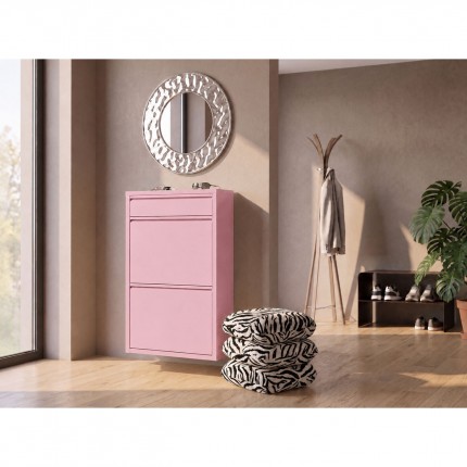 Shoe Container Caruso pink 2+1 drawers Kare Design