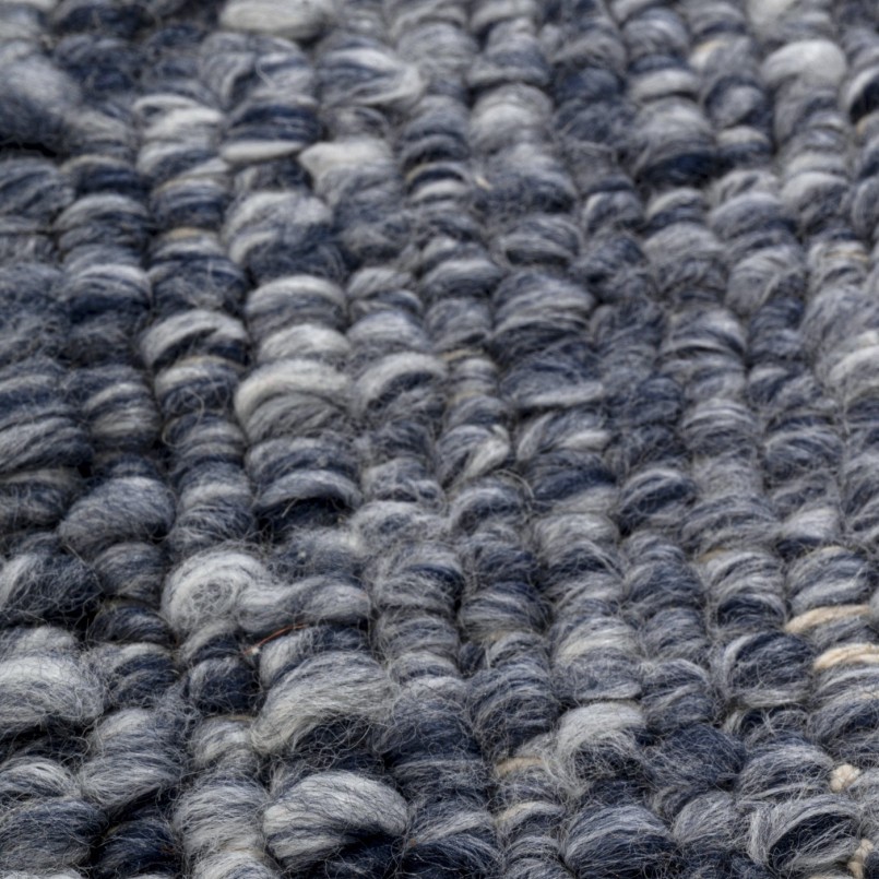 Vloerkleed Boucara Ø250cm blauw Kare Design