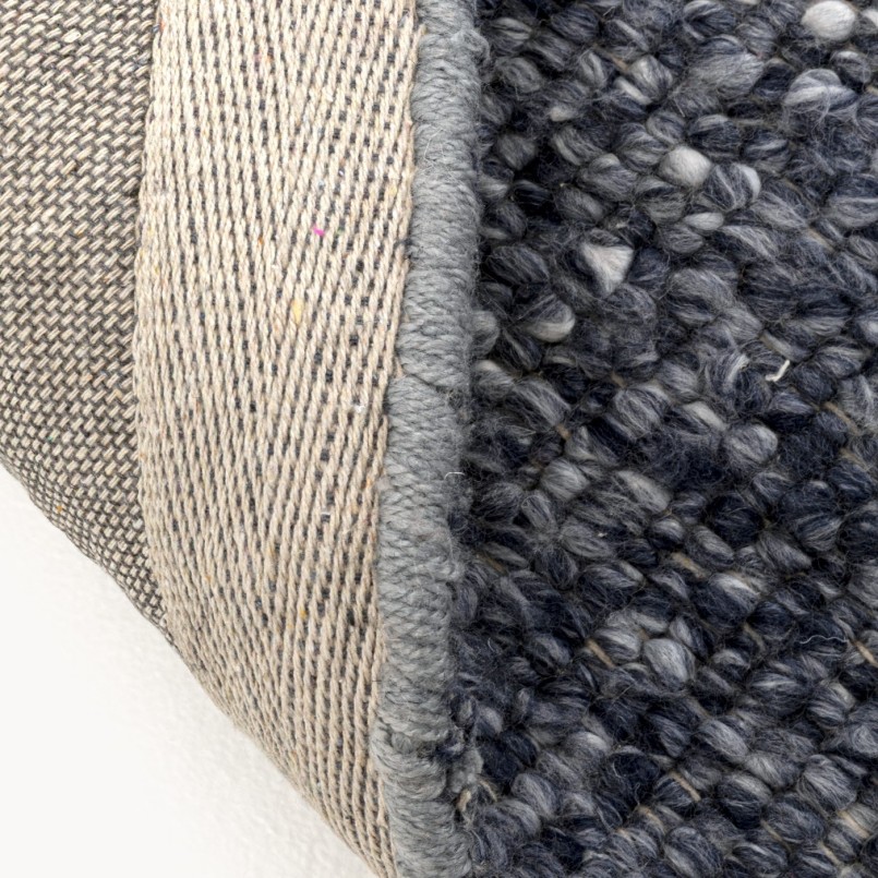 Vloerkleed Boucara Ø250cm blauw Kare Design