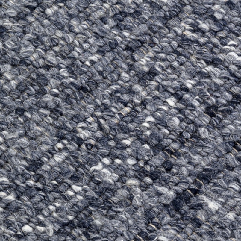 Vloerkleed Boucara Ø250cm blauw Kare Design