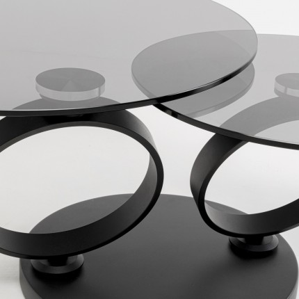 Salontafel Beverly gerookt glas Kare Design