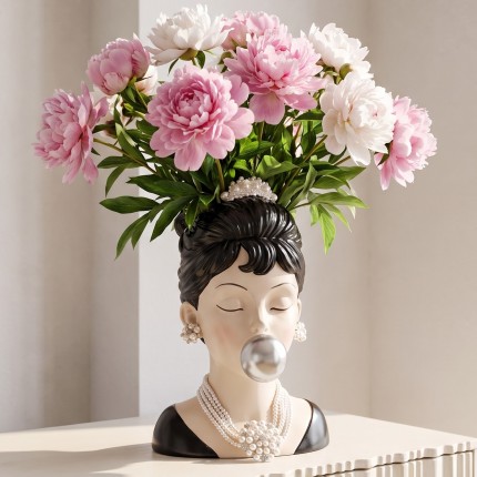 Vase bubble gum lady Kare Design