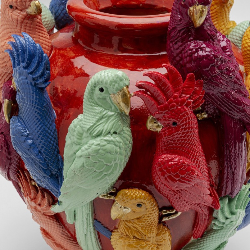 Vase parrots Kare Design