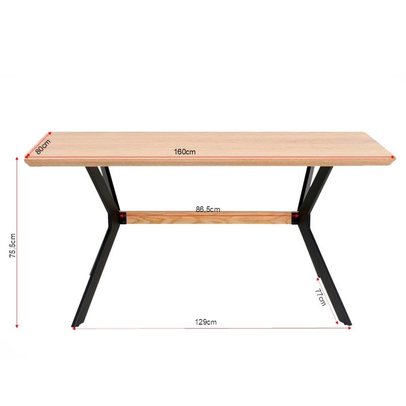 Table Midtown 160x80cm Kare Design