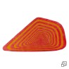 Vloerkleed Electric Diamond oranje Kare Design