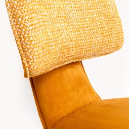 Draaistoel Helli oker Kare Design