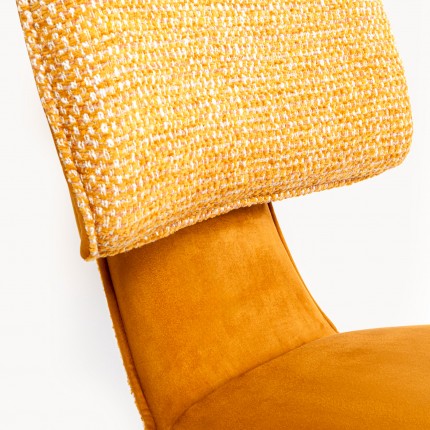 Draaistoel Helli oker Kare Design