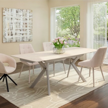 Extension Table Xenia 200x80cm white Kare Design