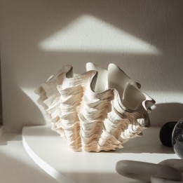 White shell vase - Concha - Kare Design