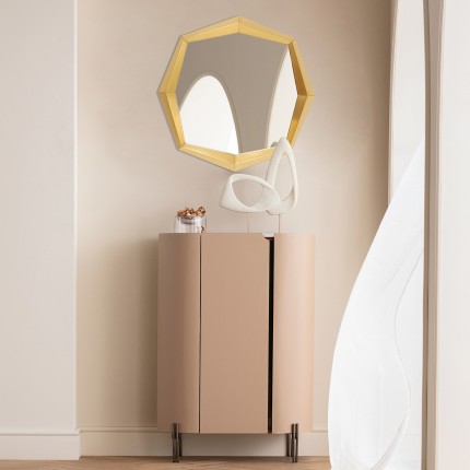 Spiegel Octagon 80x80cm goud Kare Design