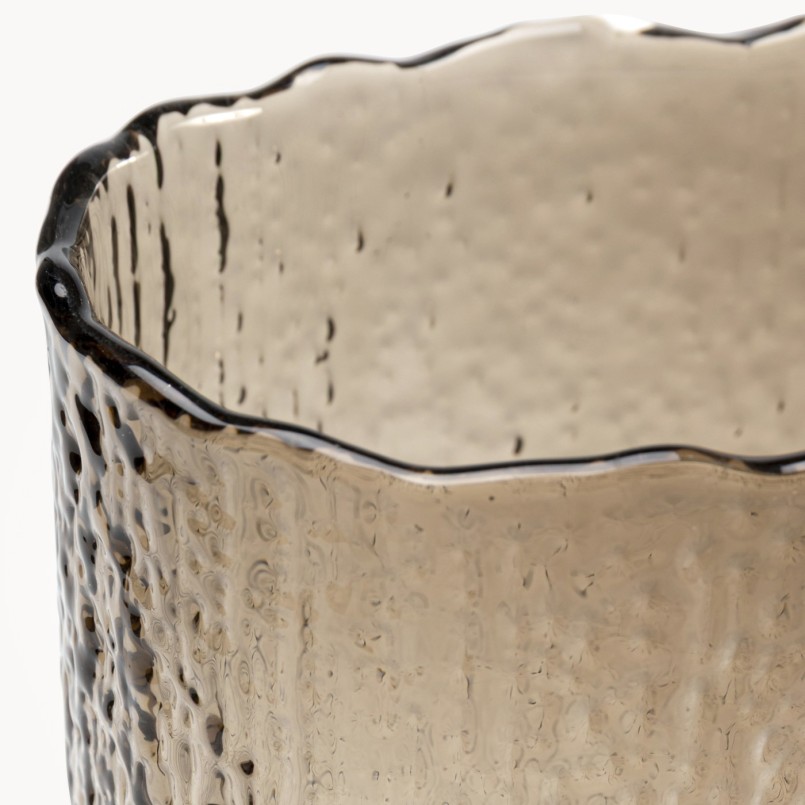 Vase Fashionista brown 28cm Kare Design