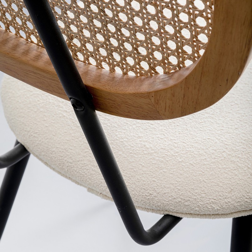 Set table and 2 chairs white Bistrot Rosali Kare Design