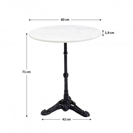 Outdoor set Bistrot Montmartre beige Kare Design