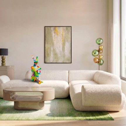 Hoekbank Soft beige rechts Kare Design
