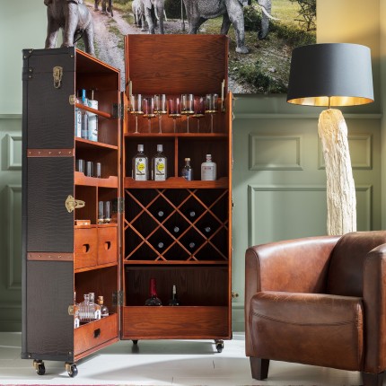 Bar suitcase Globetrotter croco 153cm Kare Design