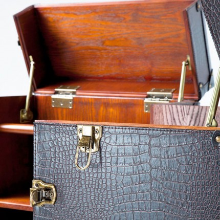 Bar suitcase Globetrotter croco 153cm Kare Design