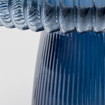 Vaas Daphne paddestoel blauw 24cm Kare Design