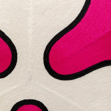 Cushion Icon flower pink and white Kare Design