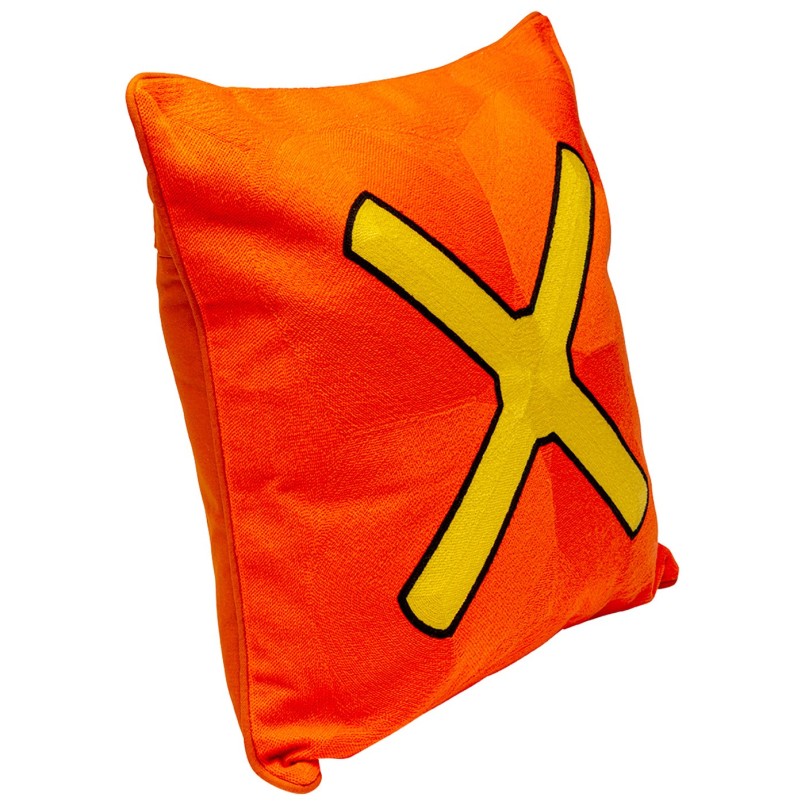 Kussen Icon kruis oranje en geel Kare Design