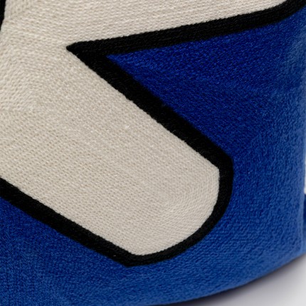 Kussen Icon ster blauw en wit Kare Design