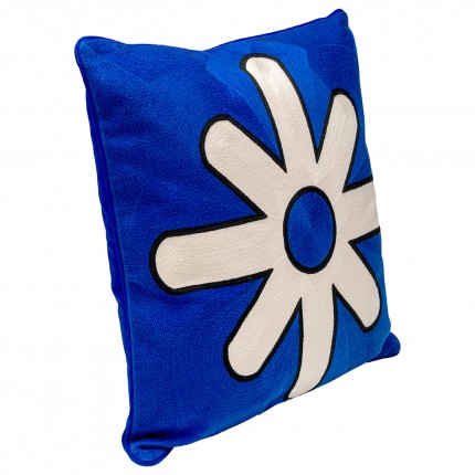 Kussen Icon ster blauw en wit Kare Design