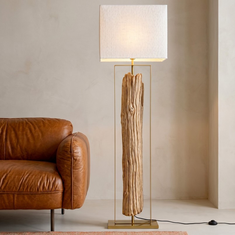 Vloerlamp Nature Stem 165cm zwart Kare Design