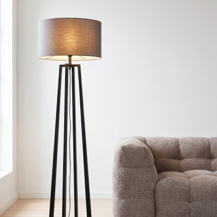 Vloerlamp Timon 160cm zwart Kare Design